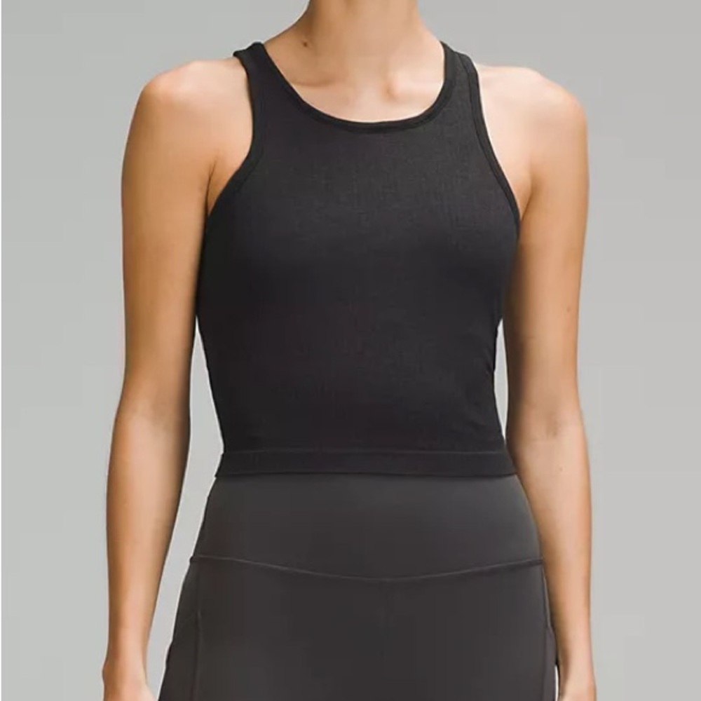 NWT - Lululemon Ebb to Street Cropped Racerback Tank Top - size 8